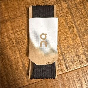 On cloud running replacement Black Shoelaces